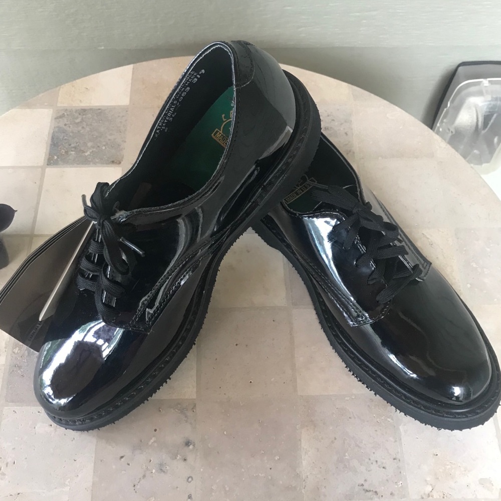 Carolina Black Steel-Toed Leather lined Shoes. - Picture 7 of 8